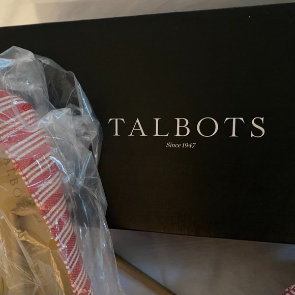 🎉HP🎉TALBOTS WOMAN POPPY RED FRANCESCA DRIVING MOCCASIN FLAT SHOES  7.5 - Picture 7 of 11